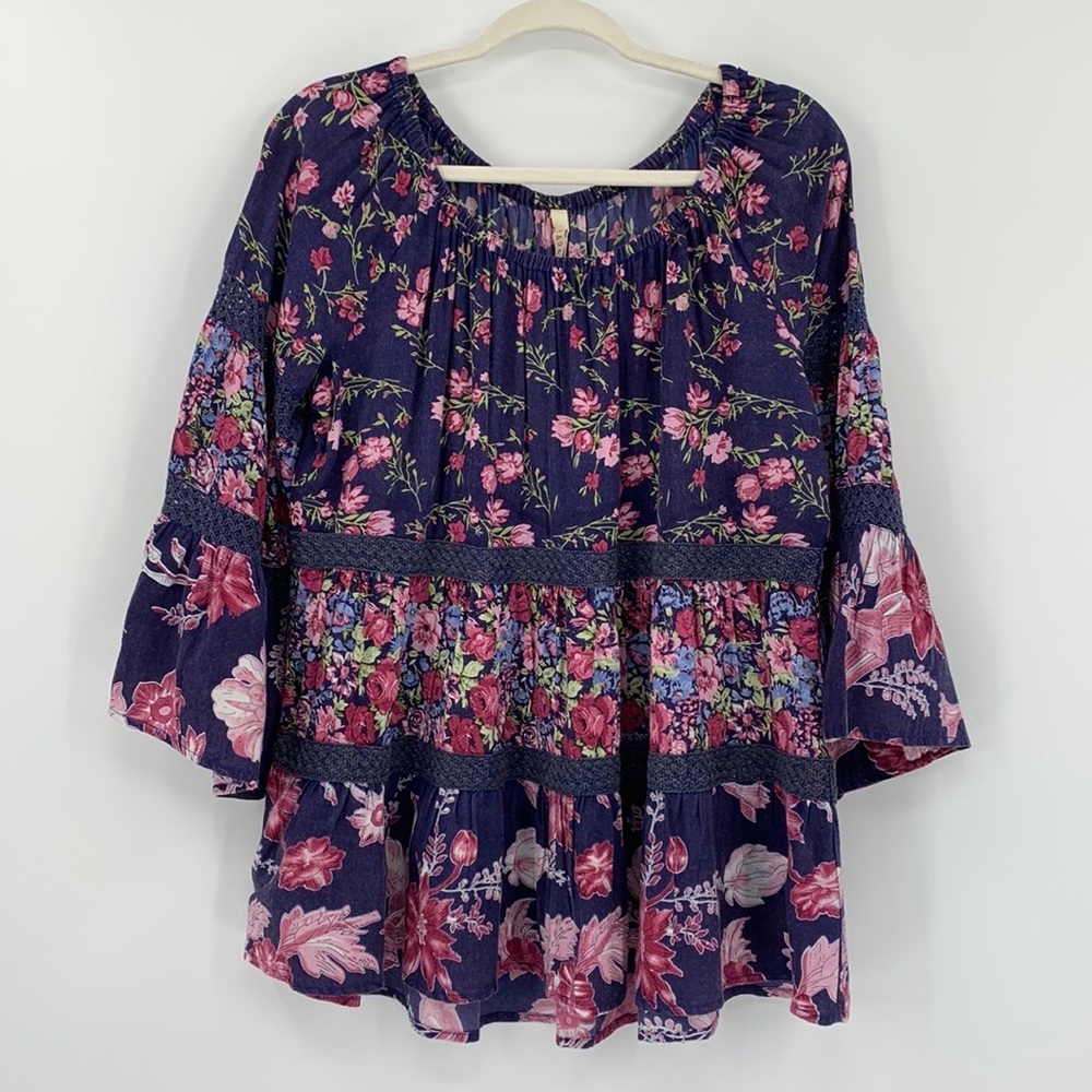 NWT RAGA - Sample Floral Tunic Size Small